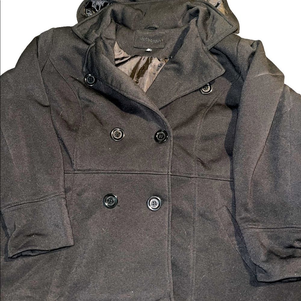 Dollhouse plus size 3xl black stretchy / Peacoat look!